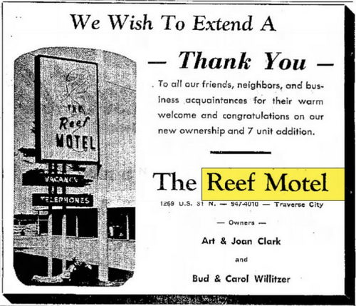Pinestead Reef Resort (Reef Motel) - July 1966 New Owners Take Over